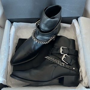AMIRI JODHPUR CHAIN BOOTS